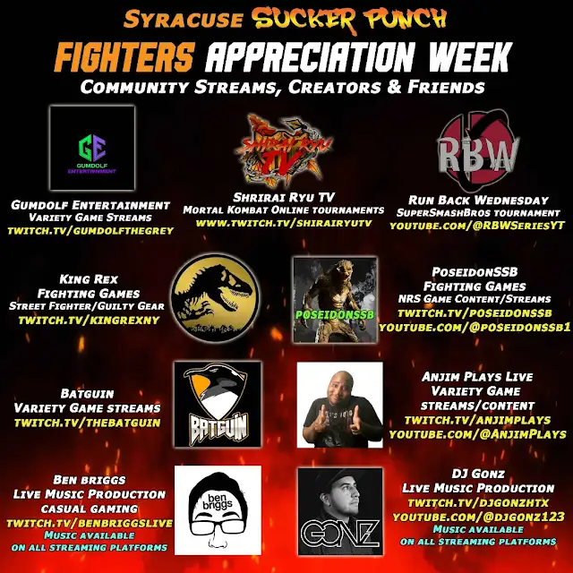 Syacuse Sucker Punch Fighters Appreciation Week
