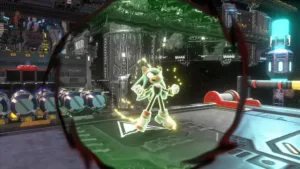 Shadow the Hedgehog powering up