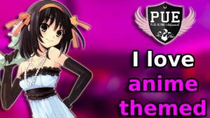 Plus Ultra Entertainment Logo and Haruhi Suzimiya
