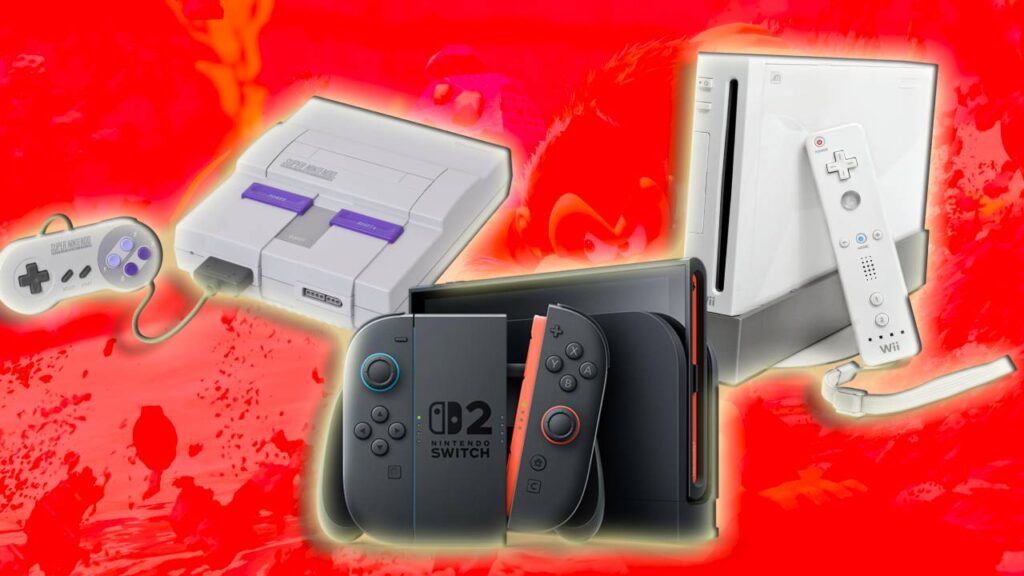 Nintendo consoles back and present