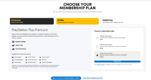PlayStation Membership Plan