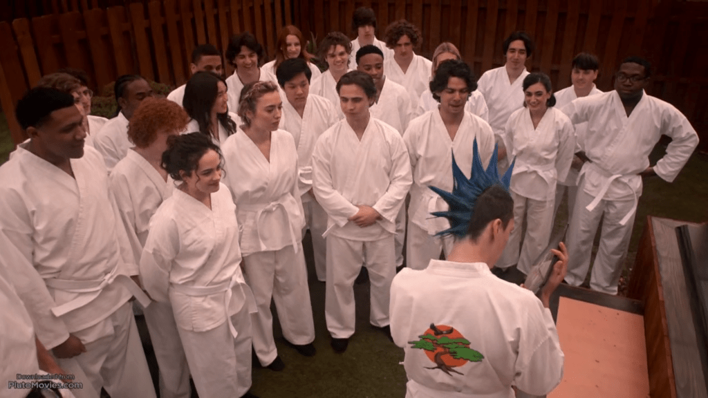 Crobra Kai season 6 Miyagi-Do and Eagle Fang