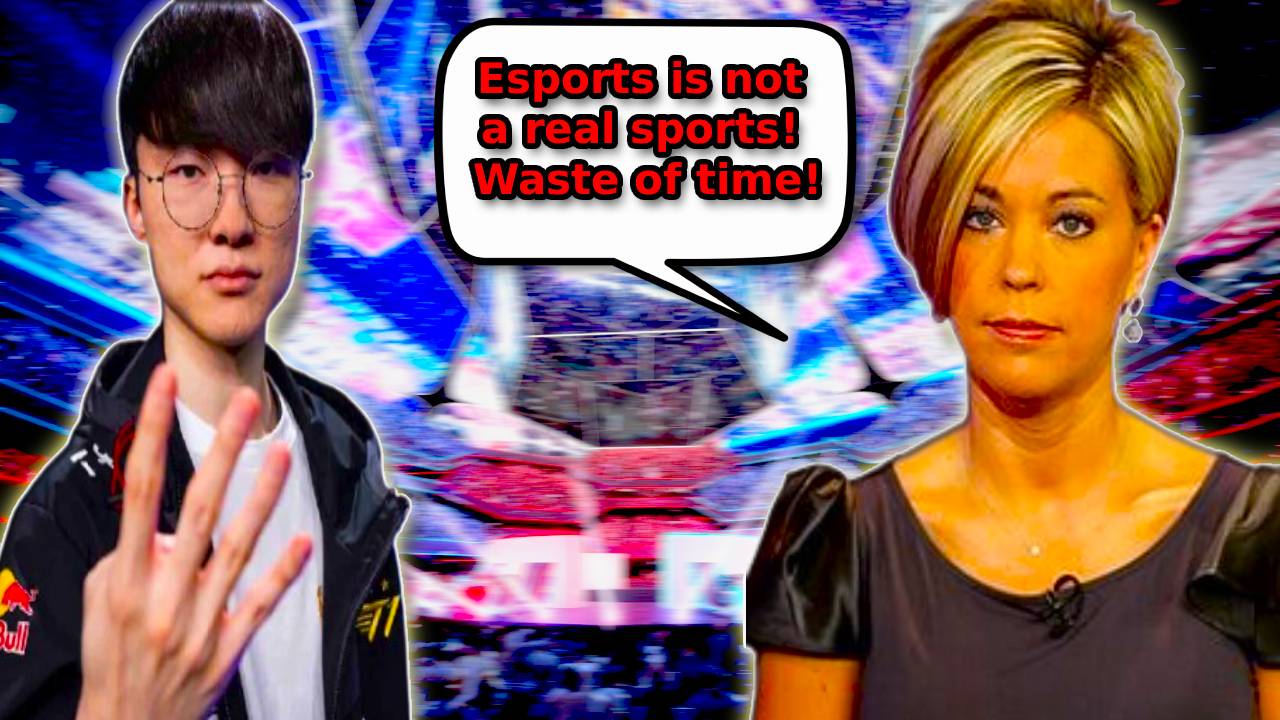 Esports arena with a karen