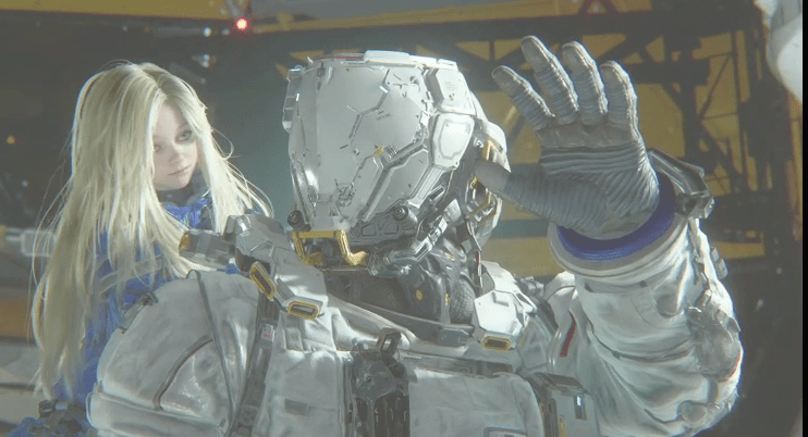 Pragmata - main protagonist Hugh and Diane