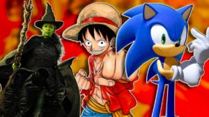 Luffy, Sonic and Elphaba food collaboration