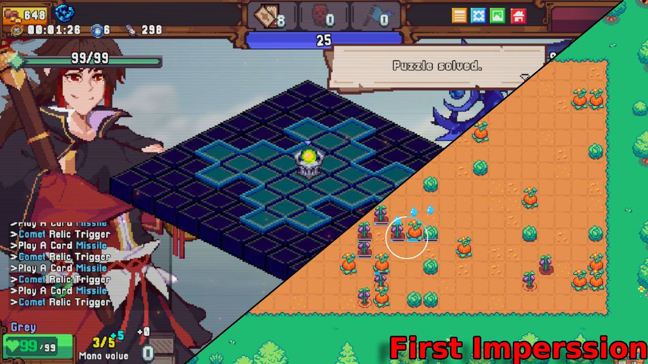 Keep Watering and Rainbow Legends indie games