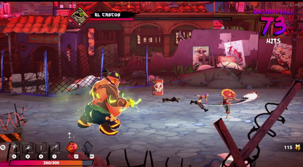 Mexican Ninja boss fight
