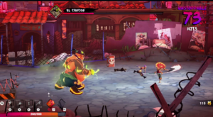 Mexican Ninja boss fight