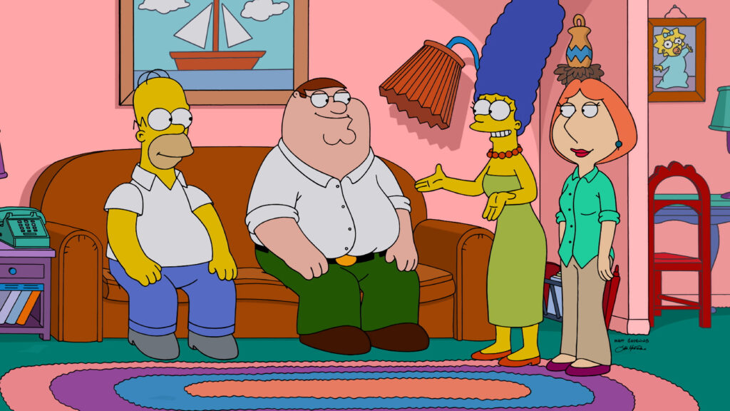 Simpson and Family Guy crossover 