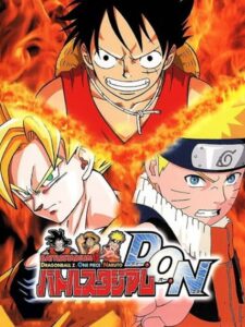 Luffy, Naruto and Goku