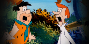 Fred Flintstone and Geroge Jetson