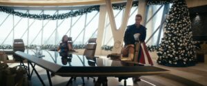 Homelander at Vought Headquaters