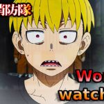 Fire Force Shinra with blond hair
