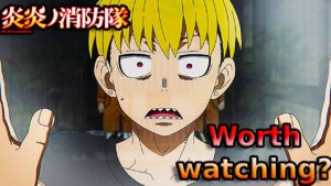 Fire Force Shinra with blond hair