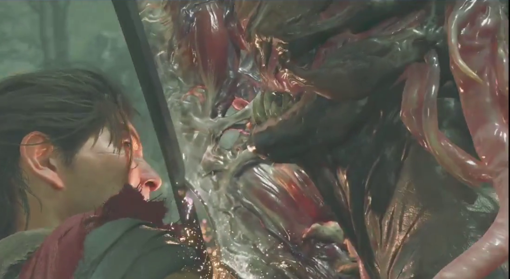 Musashi fighting Gemma cutscene
