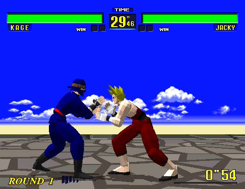 Virtual Fighter KAge vs Jacky