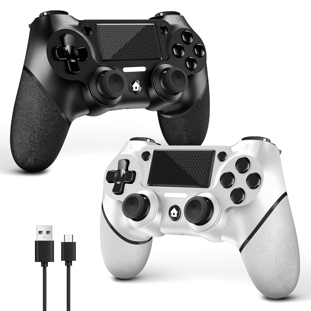 AceGamer 2 Pack for PS4 Controller, Wireless Controller