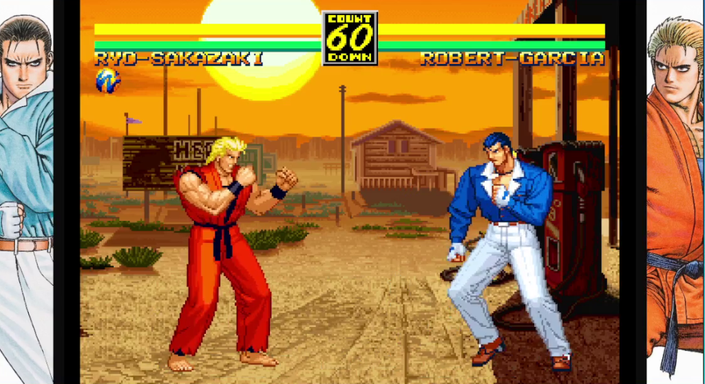 Ryo Sakazaki and Robert Garcia
