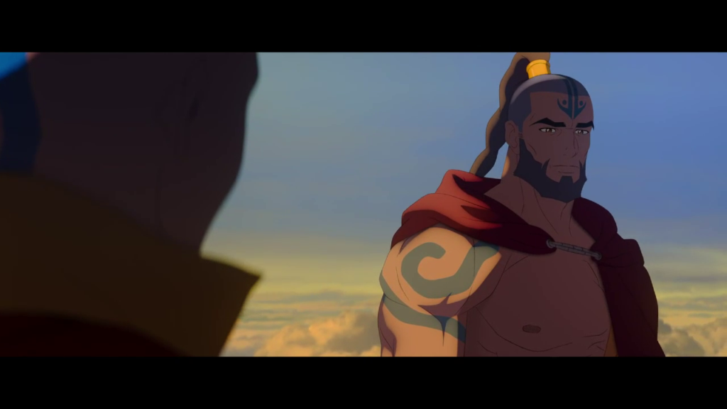 tagah ralking to aang