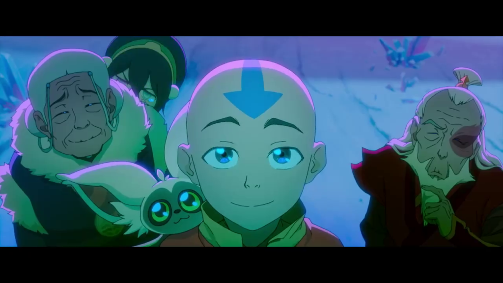 Old Katara and Zuko
