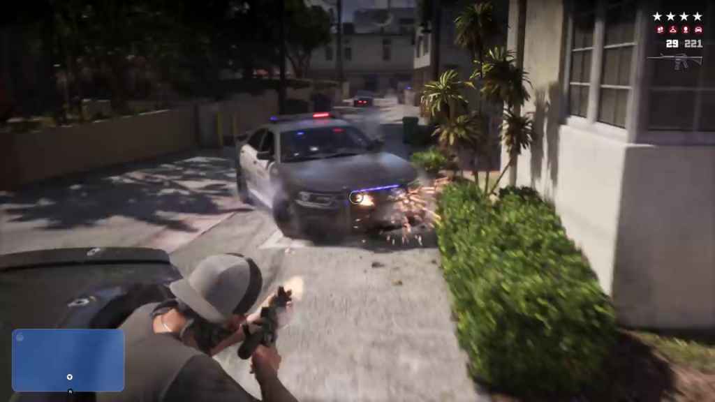 GTA VI Jason Duval. Shooting Cops