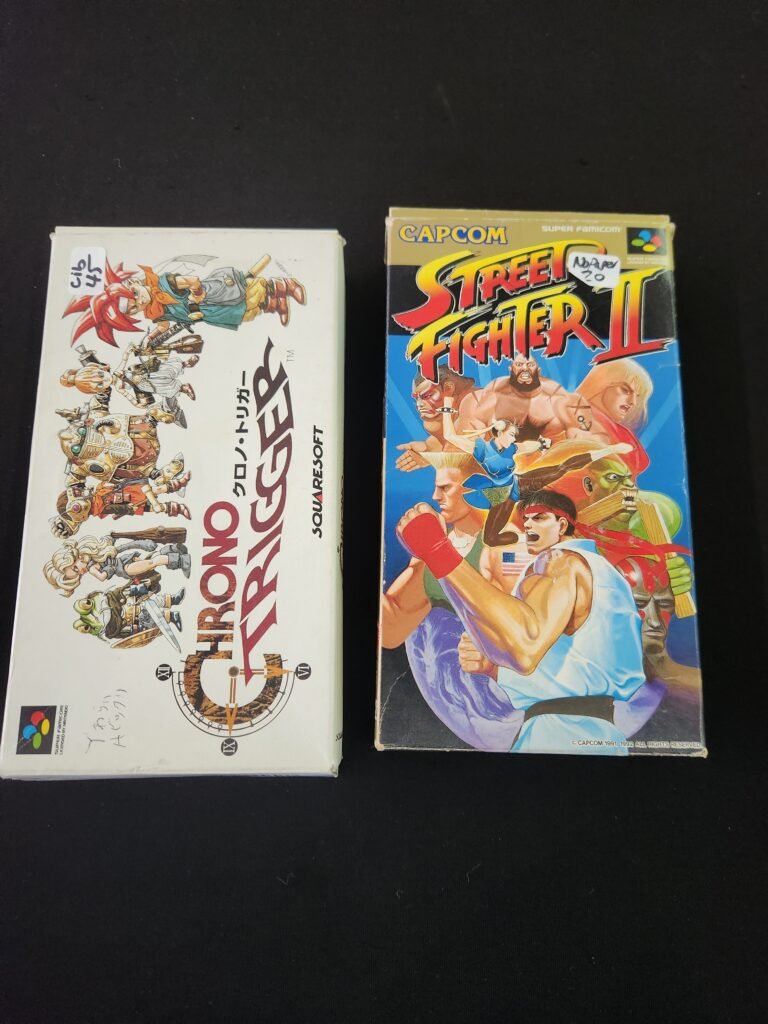 Super Famicom Street Fighter and Chrono Trigger