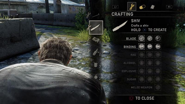 TLOU crafting